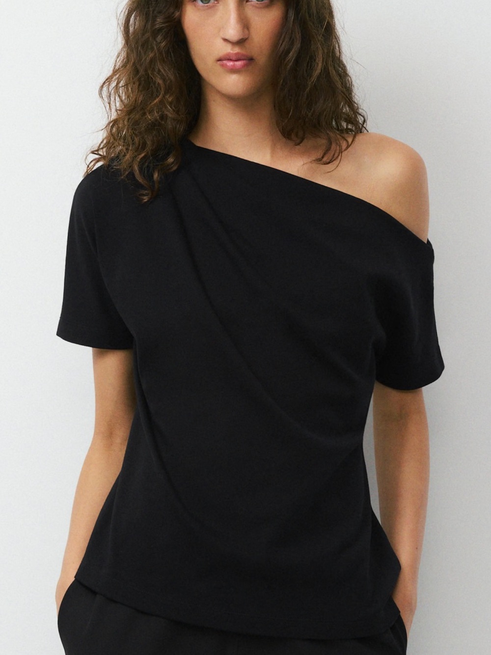 Aritzia Interlock Cotton Script Top